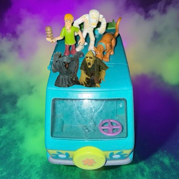 Scooby Doo Mystery Mansion Shaggy Hamburger Creeper Mummy Ghoul Mystery Machine - Picture 11 of 12